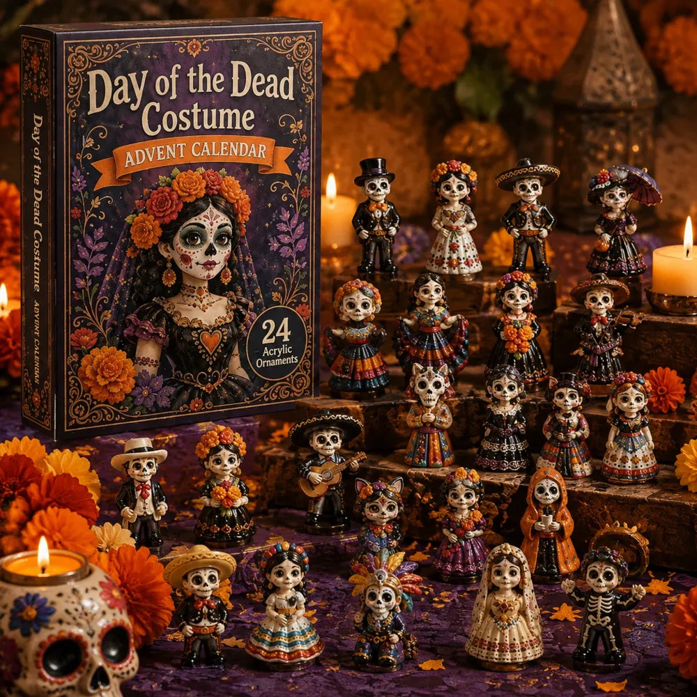 Day of the Dead Advent Calendar 2026 – 24 Acrylic Charms Blind Box