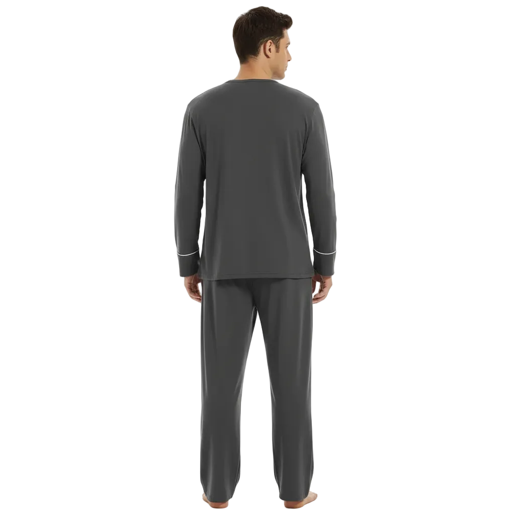 Herre Pyjamas Sæt Klassisk Stil