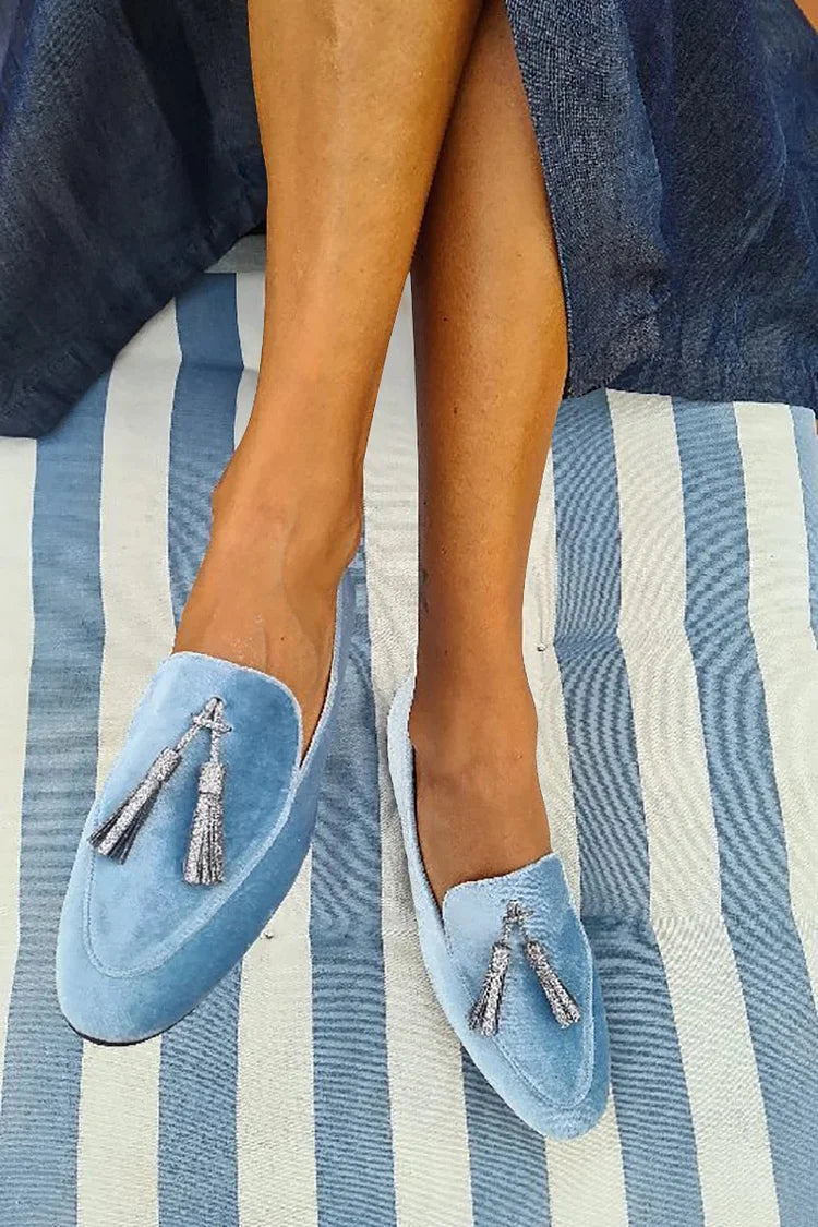 SLIPPER MED SILVERFRANSER