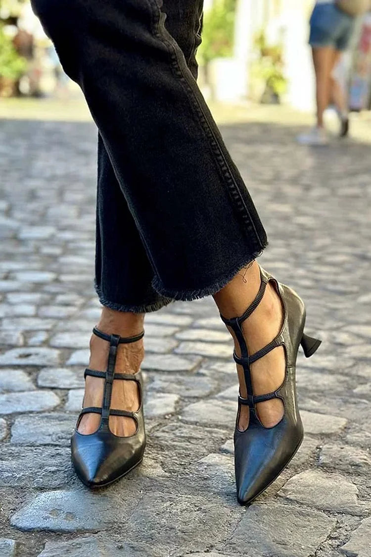ELEGANTE PUMPS MED REMME