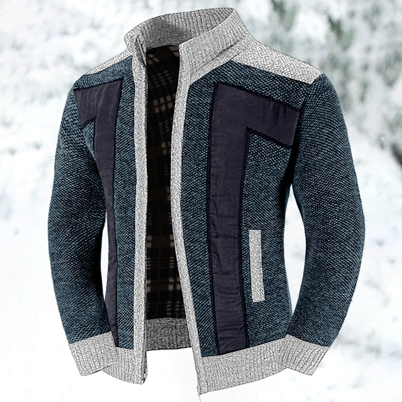 Thom Herre Zip-Up Vest – Blød og Varm Mesh Lag med Moderne Snit & Let Isolerende Komfort