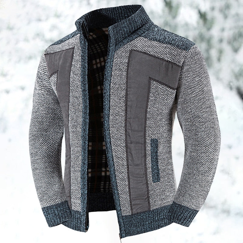 Thom Herre Zip-Up Vest – Blød og Varm Mesh Lag med Moderne Snit & Let Isolerende Komfort