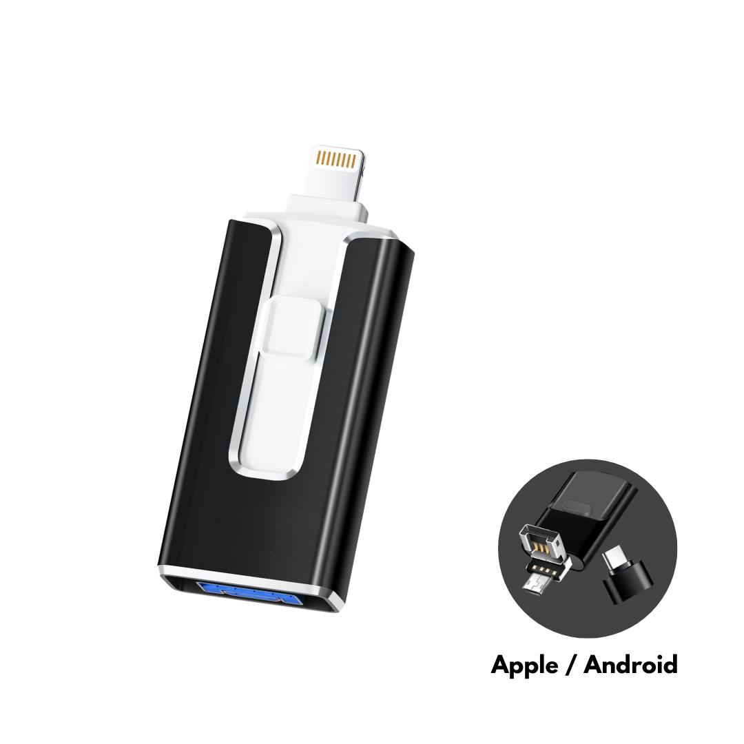 SnapVault 4-i-1 backupstick | Fra telefonen direkte til din USB-zarada.dk