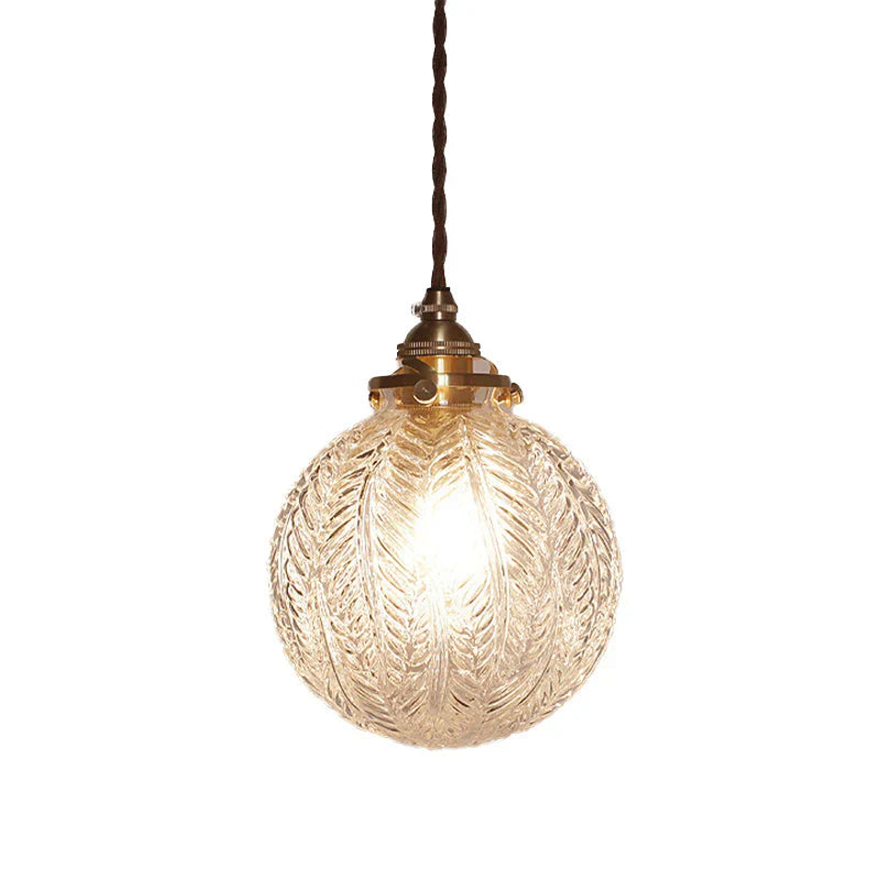 GlowSphere – Vintage glas-kugle pendellampe
