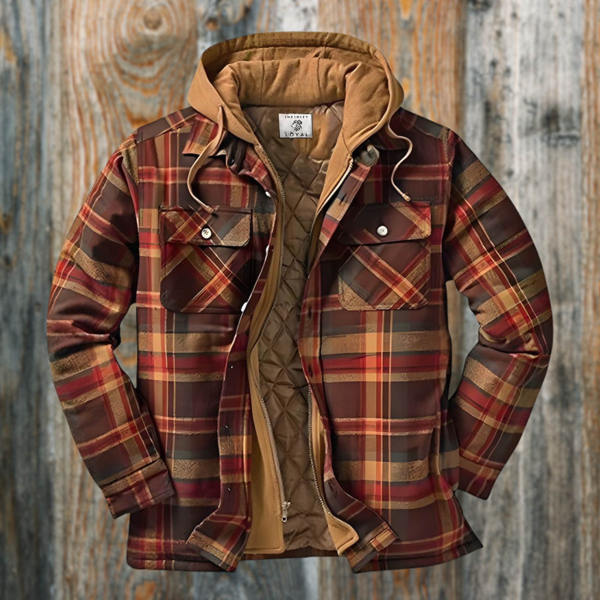 Zandro Herre Lumberjack Jakke – Varm og Åndbar Jakke med et Moderne Design