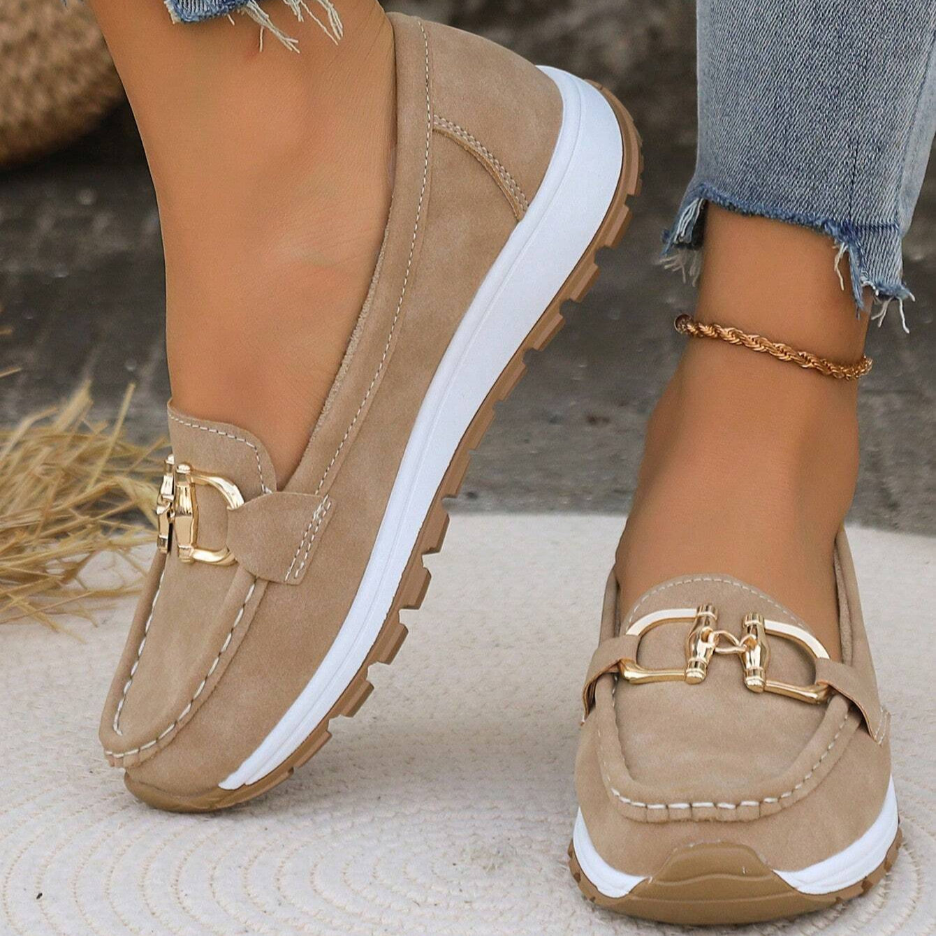 Elly - Chic Spænde Loafers