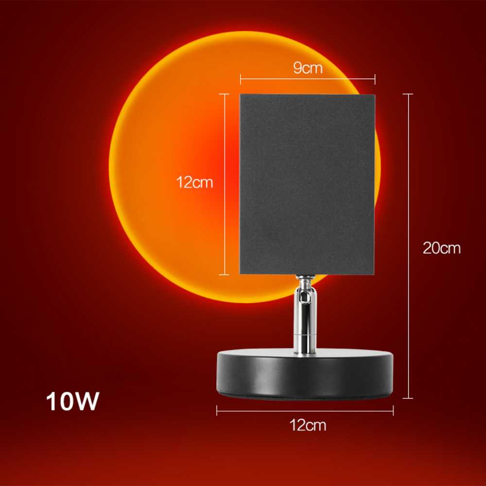 SunsetAura - Elegant retroinspireret lampe