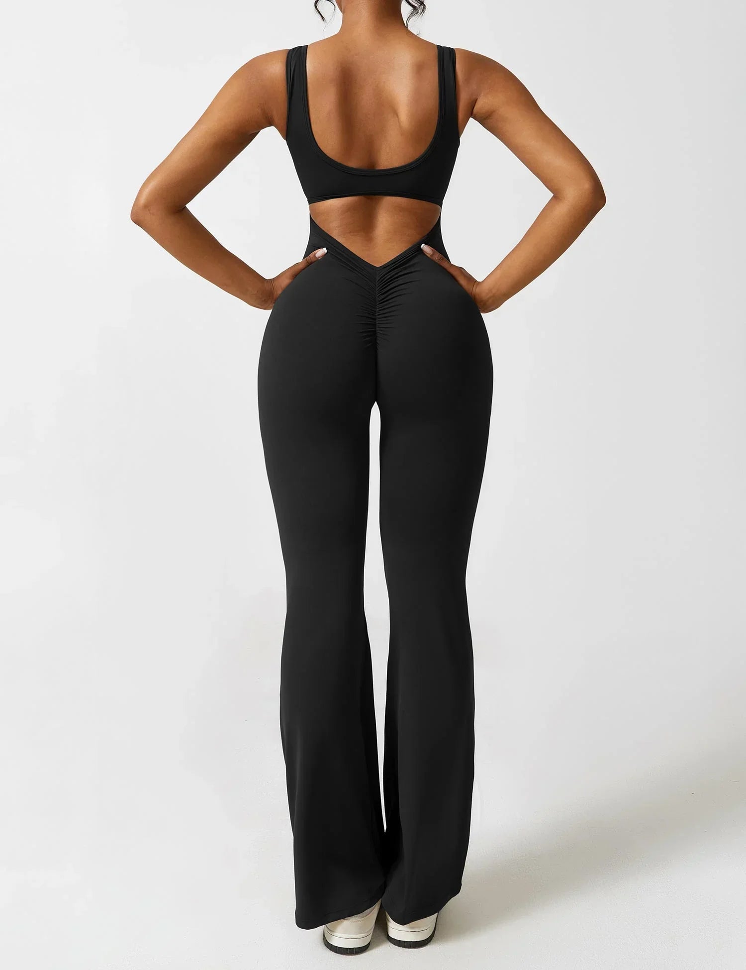 Kyliams | Tætsiddende jumpsuit med brede ben-zarada.dk