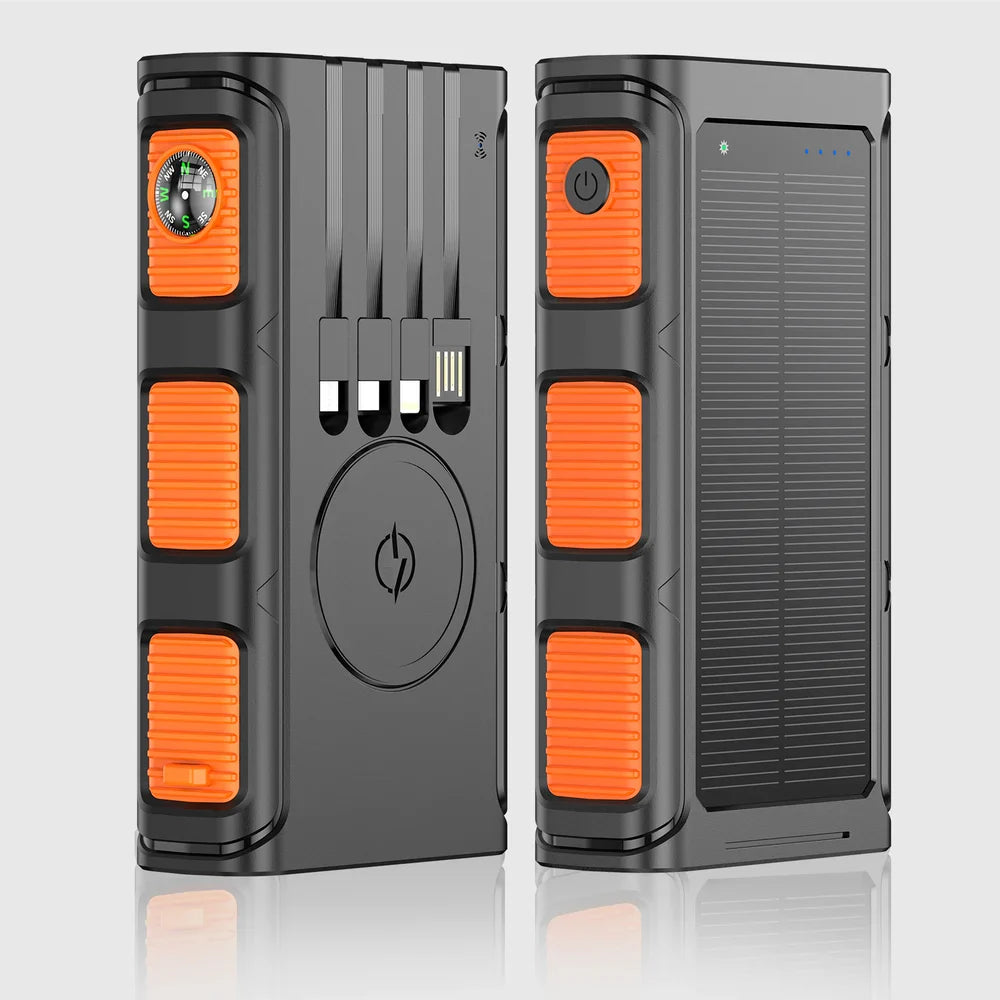 Solenergi PowerBank | Bærbar Vandtæt Soloplader-zarada.dk