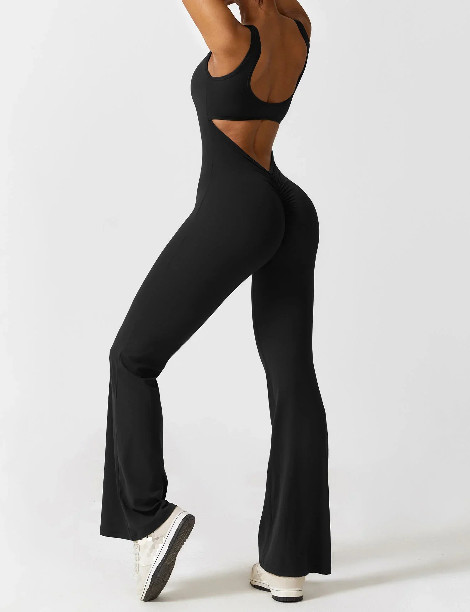 Kyliams | Tætsiddende jumpsuit med brede ben-zarada.dk