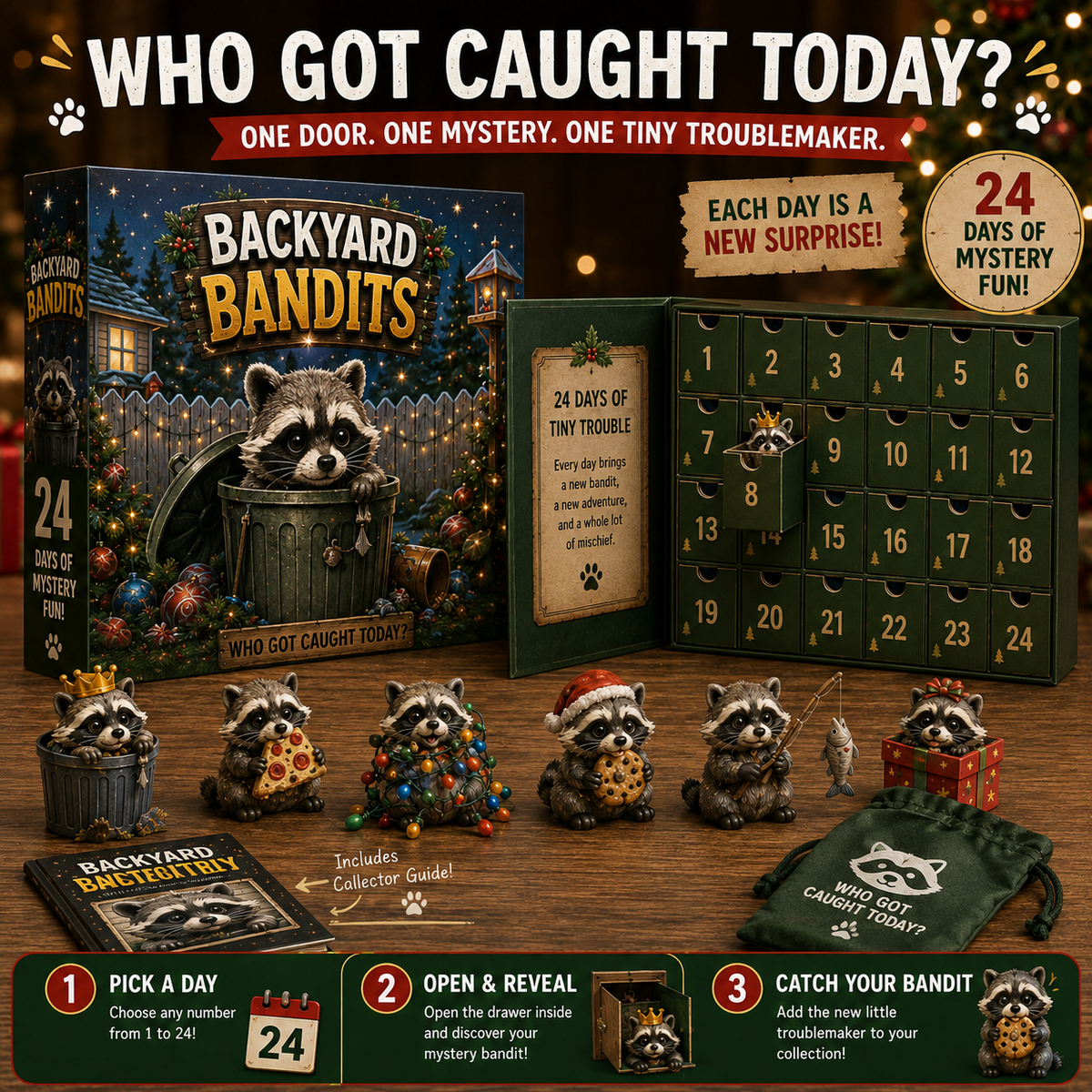 Backyard Bandits Advent Calendar – 24 Days Filled with Little Problems and Big Surprises