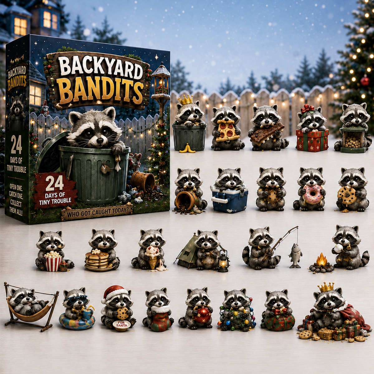Backyard Bandits Advent Calendar – 24 Days Filled with Little Problems and Big Surprises