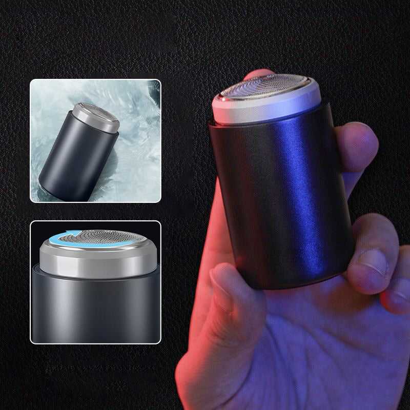 BladeJet Mini Elektrisk Barbermaskine – Bærbar, USB-opladelig & Vandtæt
