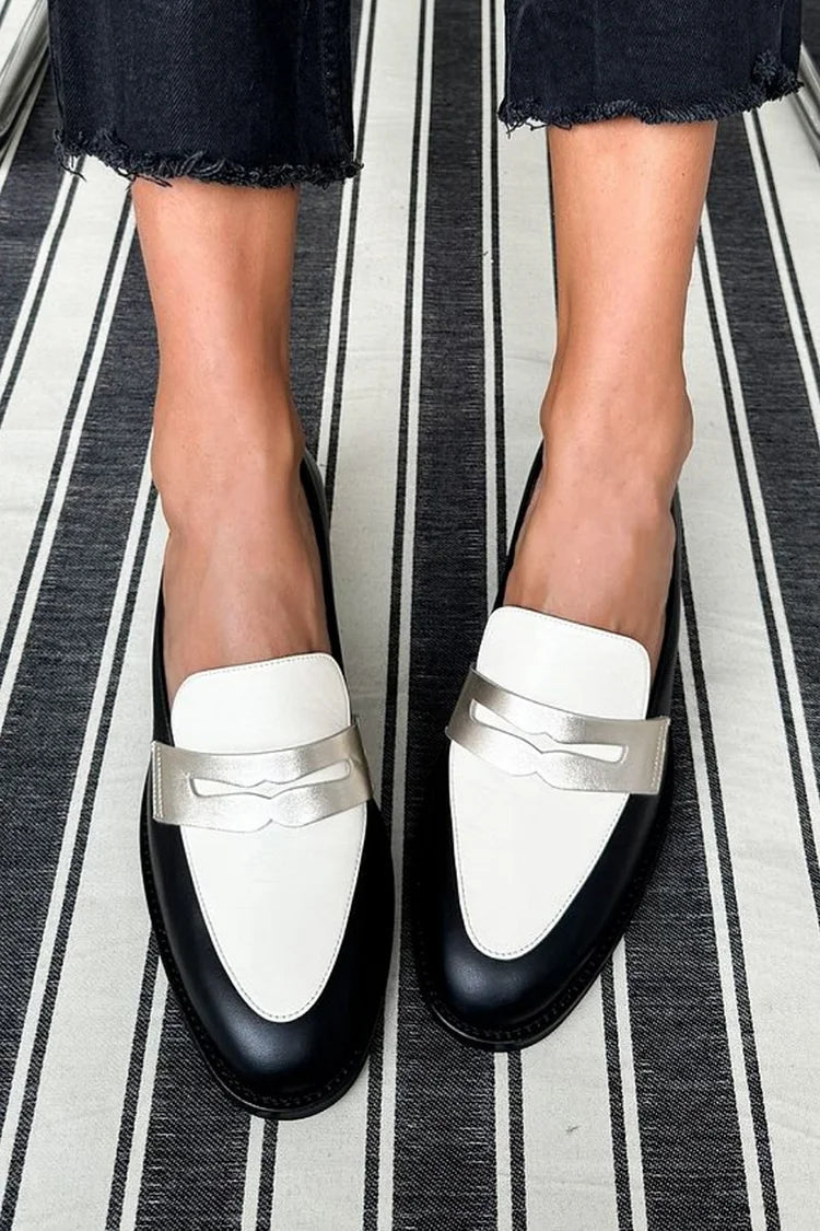MONOKROME KLASSISKE LOAFERS