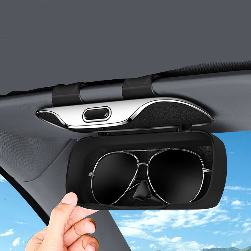 LuxAuto Luksus Solbrillekasse | Elegant beskyttelse til din solbrille i bilen-zarada.dk