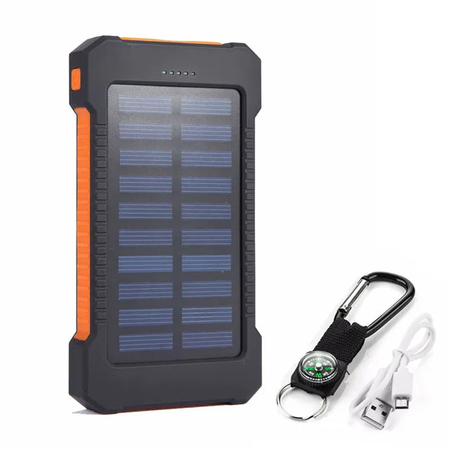 Solenergi PowerBank | Bærbar Vandtæt Soloplader-zarada.dk