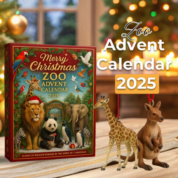 ZooYule | Glædelig Jul Zoo Adventskalender 2025 Festlig Nedtælling
