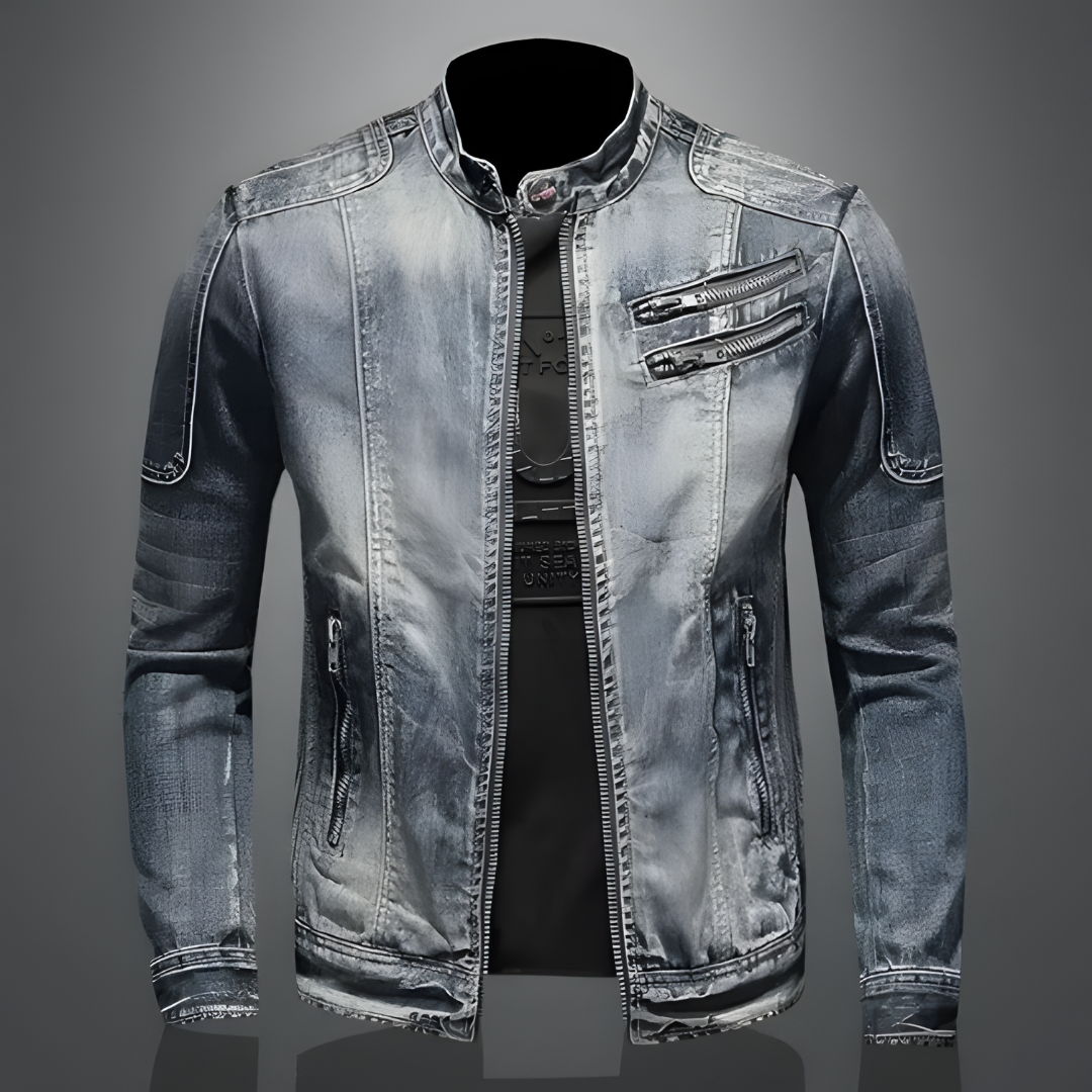 Michel Herrejakke – Premium Komfortabel & Holdbar Denimjakke med Moderne Stil