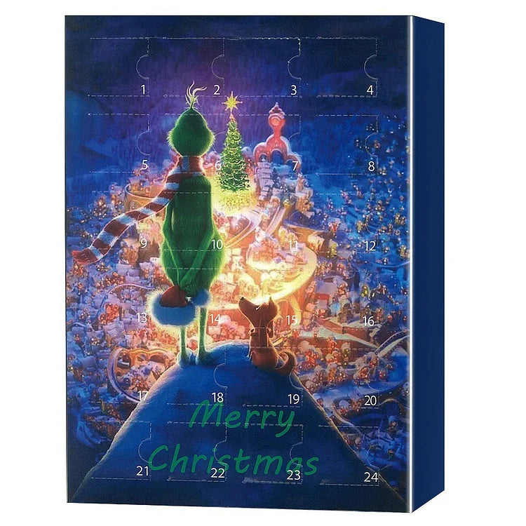 Monsteradventskalender – grön julkalender med överraskningar