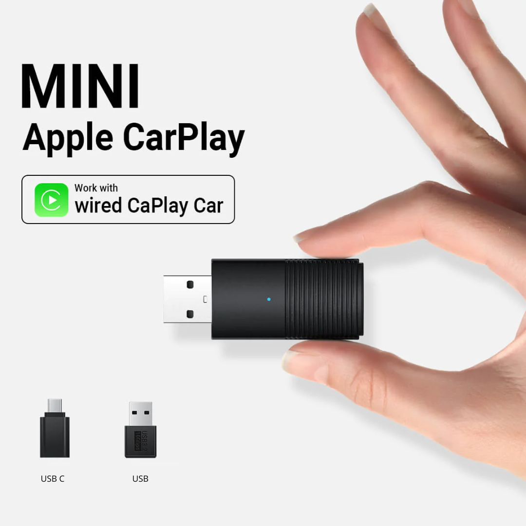 Apple/Android Carplay| Oplev trådløs Carplay i din bil | Direkte forbindelse med BT-zarada.dk