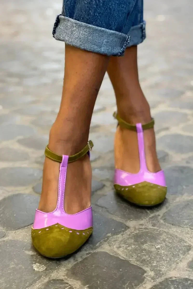 LUKKET SANDAL MED T-BAR REM