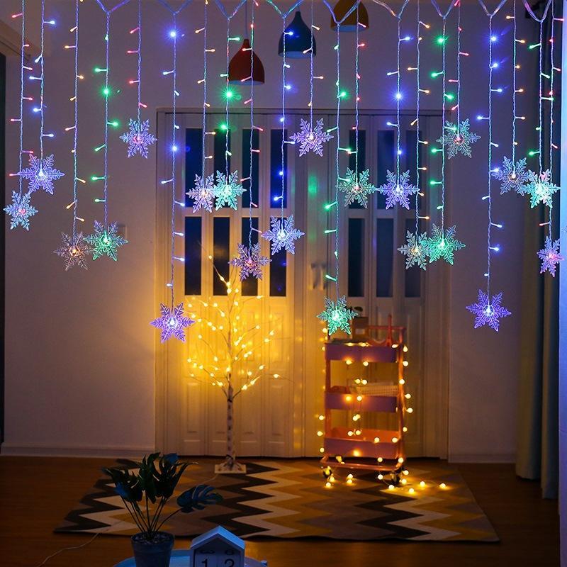 LED-julgardinsbelysning – dekorativ och återanvändbar festbelysning