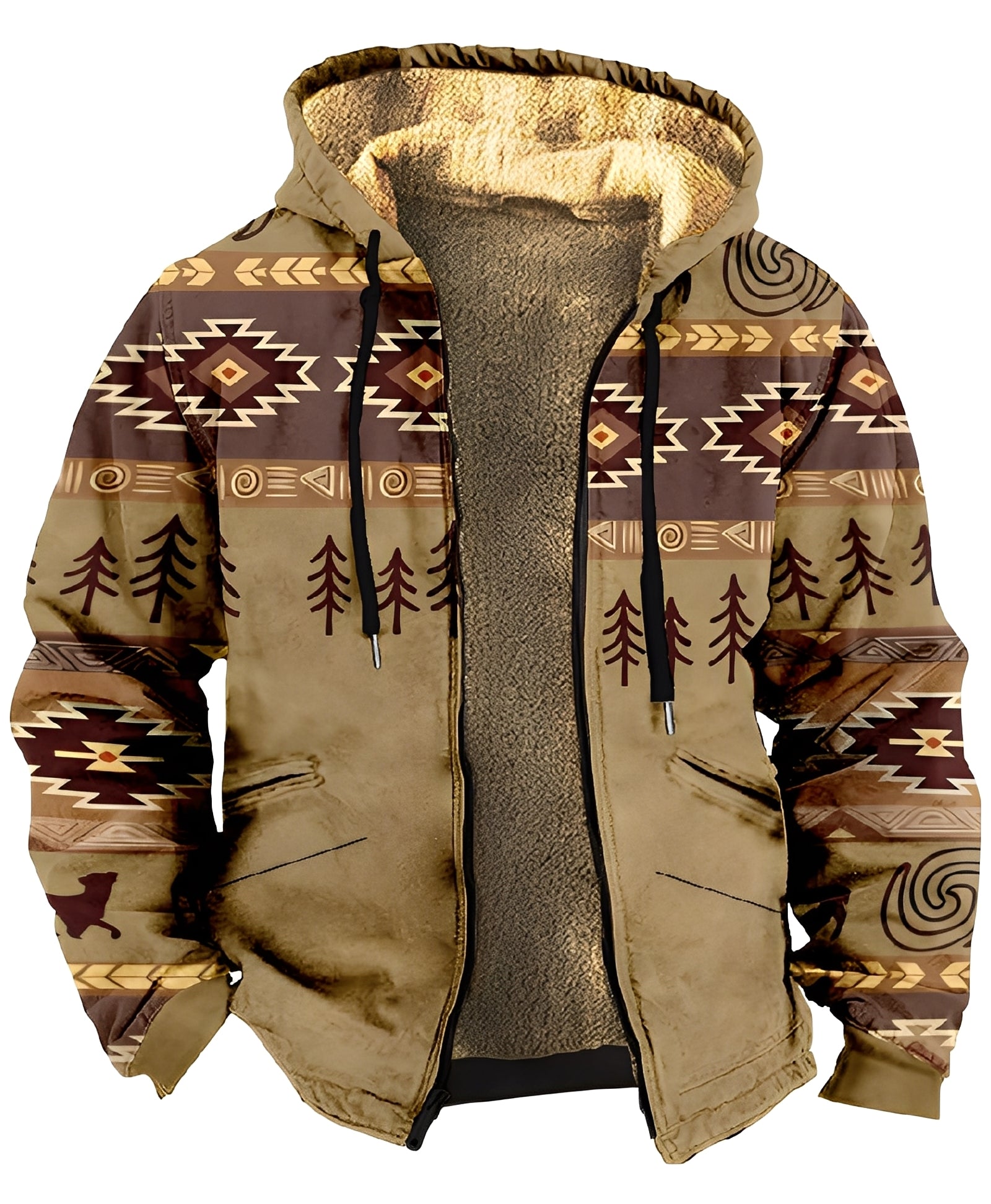 Mervin Herre Vest – Farveblok Hoodie i Blødt & Åndbart Stof