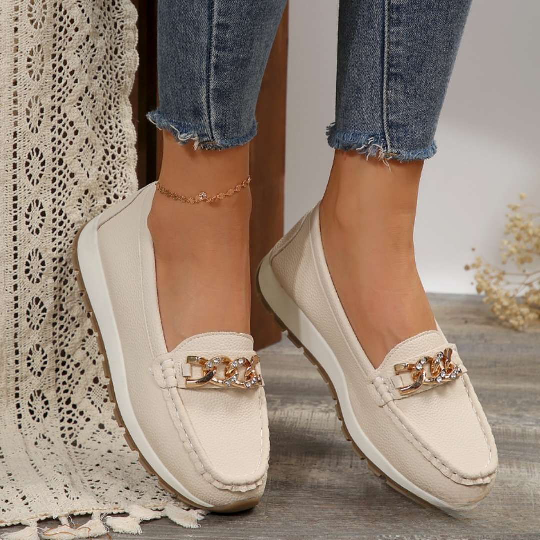 Evelyn - Diamant Spænde Loafers