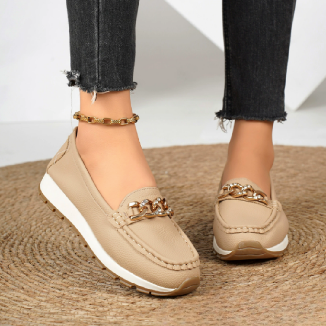 Evelyn - Diamant Spænde Loafers