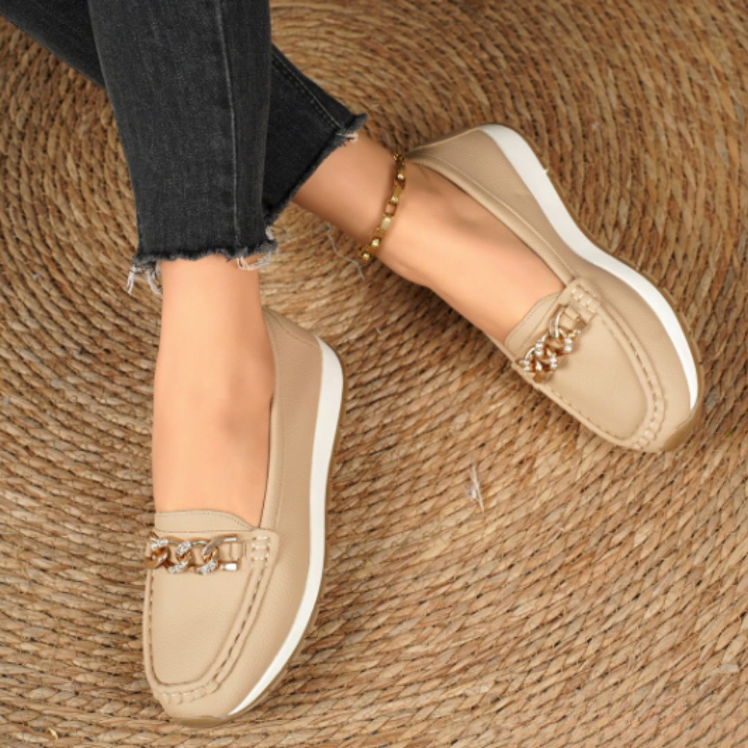 Evelyn - Diamant Spænde Loafers