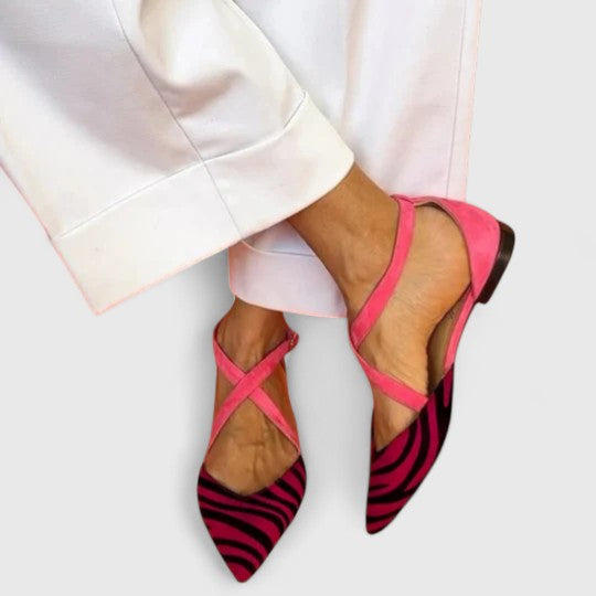 Annie | Elegant Ballerina med Remme.