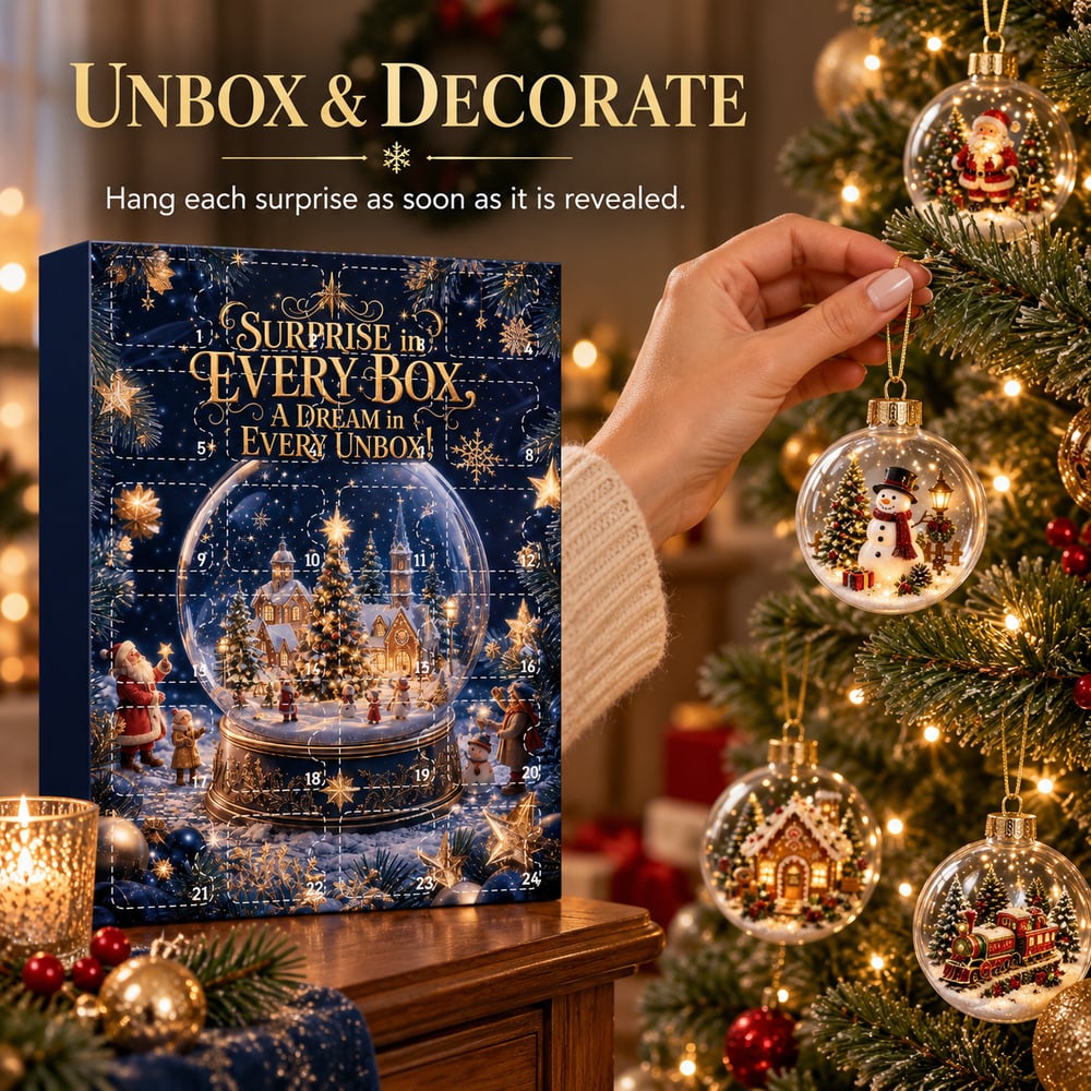 Christmas Bauble Advent Calendar 2026 – 24 Days Filled with Christmas Surprises