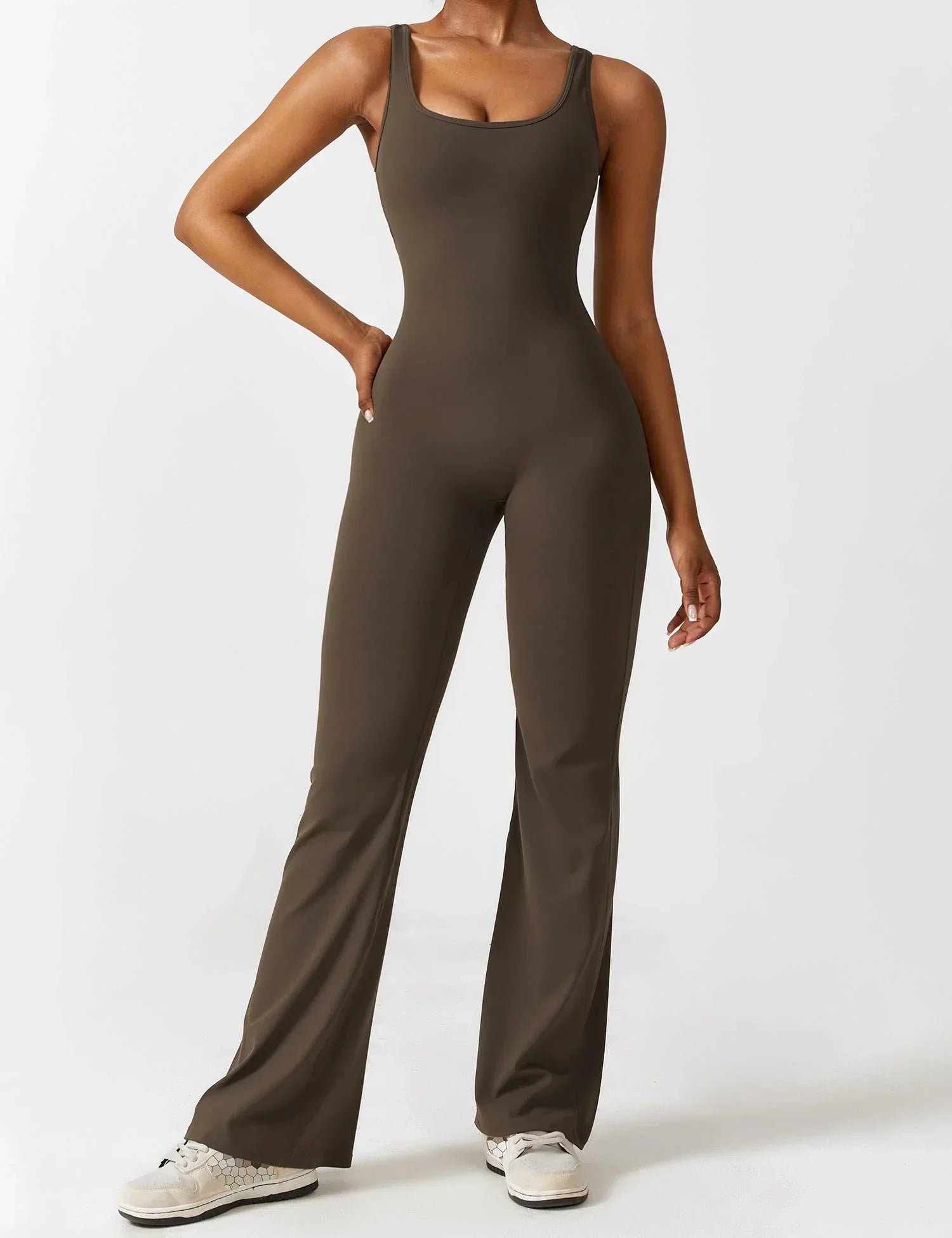 Kyliams | Tætsiddende jumpsuit med brede ben-zarada.dk