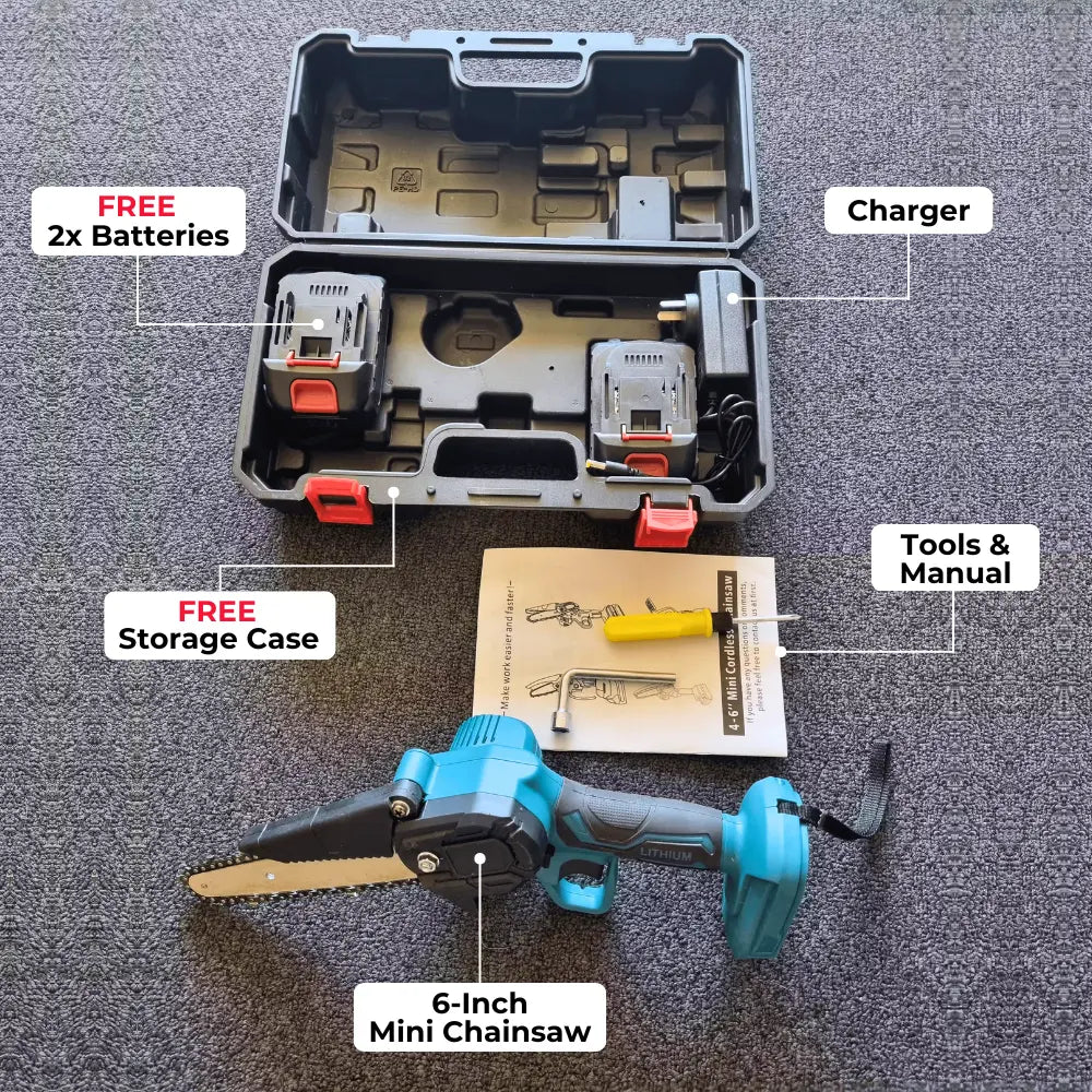 PowerCut | genopladelig trådløs elektrisk kædesav-zarada.dk