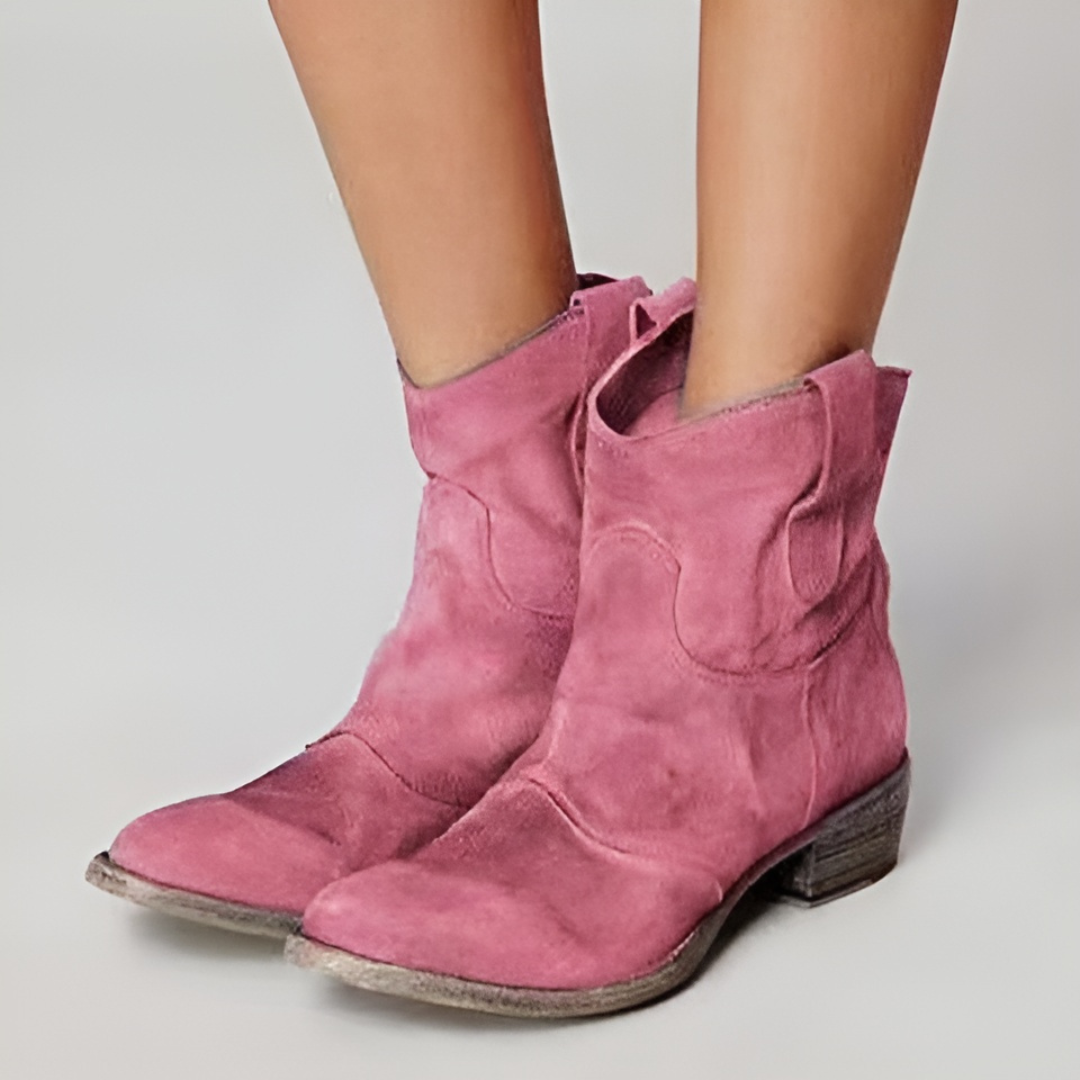 Chloe | Chic Suede Ankelstøvler