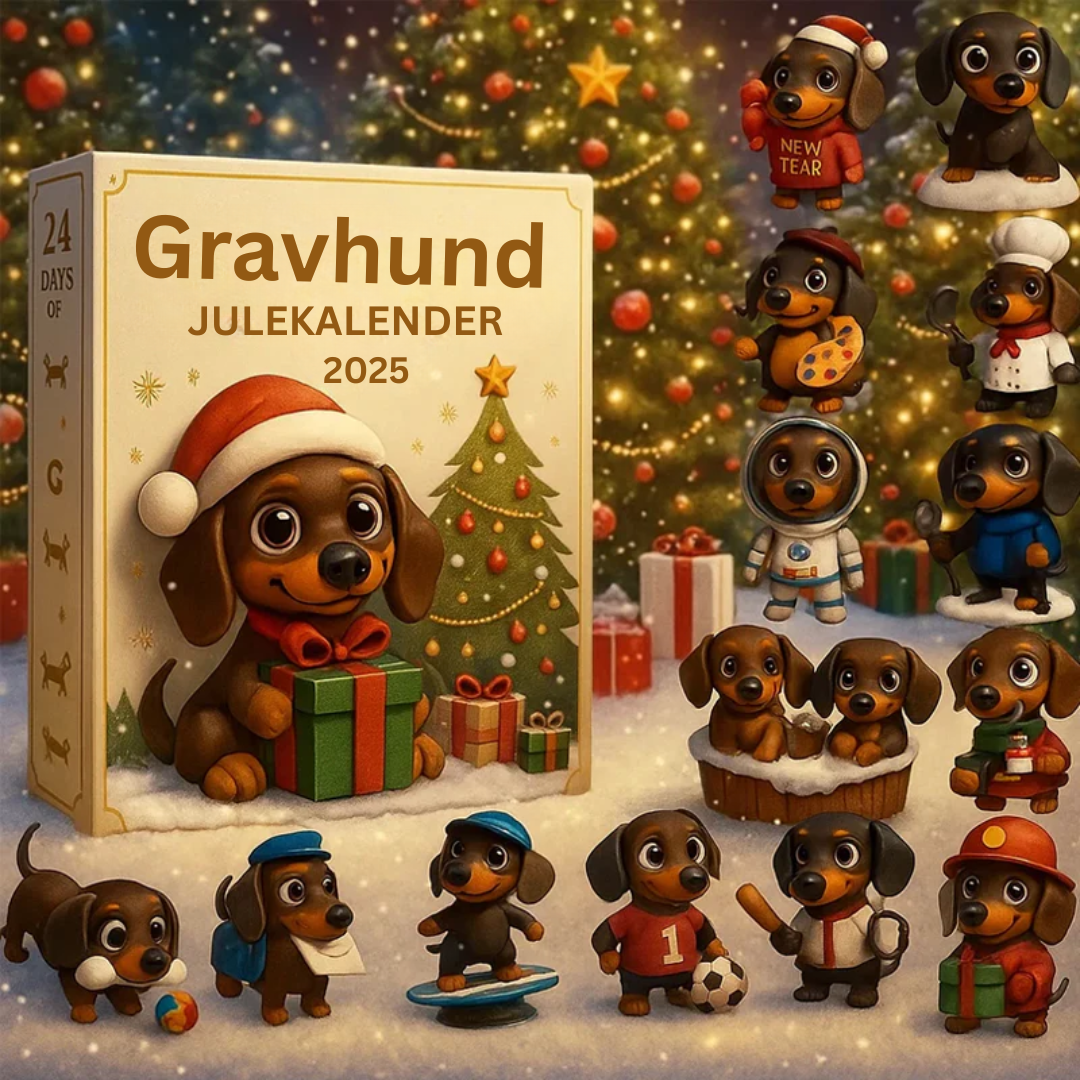 PupSurprise | 2025 Ferie Adventskalender 24 dage fyldt med festlige overraskelser
