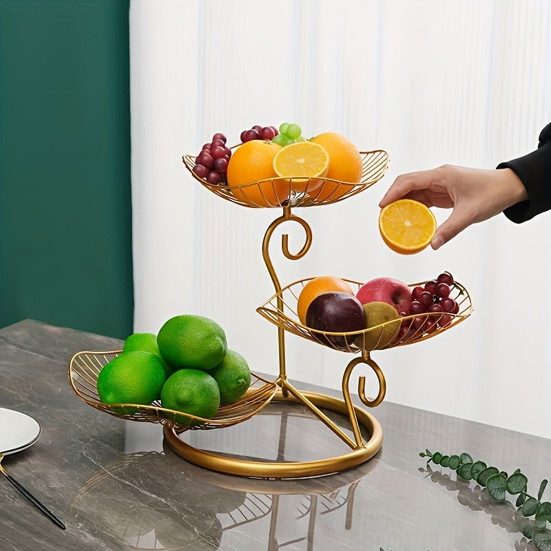 3-lags Frugtskålsstativ til Snacks og Desserter