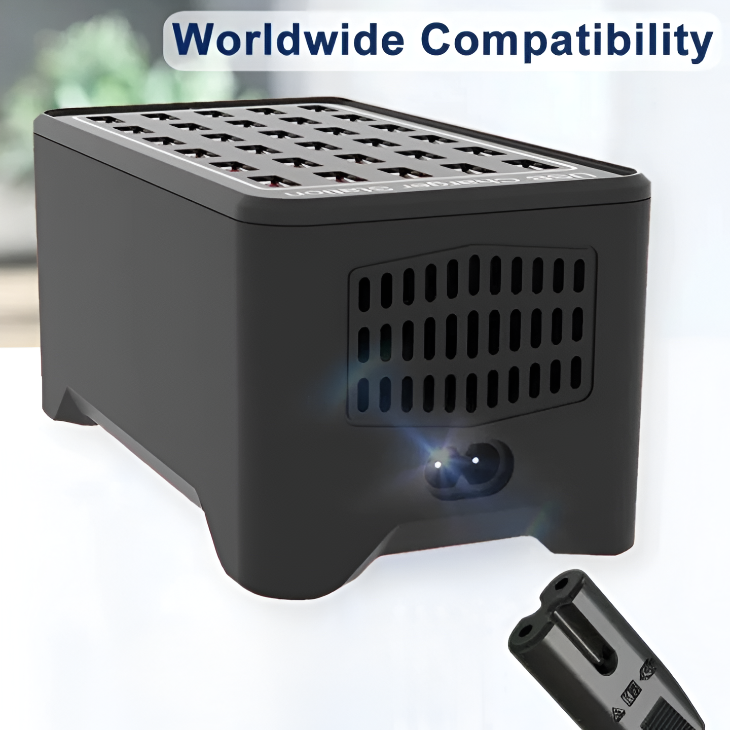 30-Port USB-A Opladningsstation til Hurtig Opladning