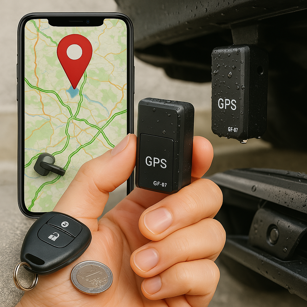 AutoSafe Mini GPS Tracker – Real-Time Lokation Uden Abonnement