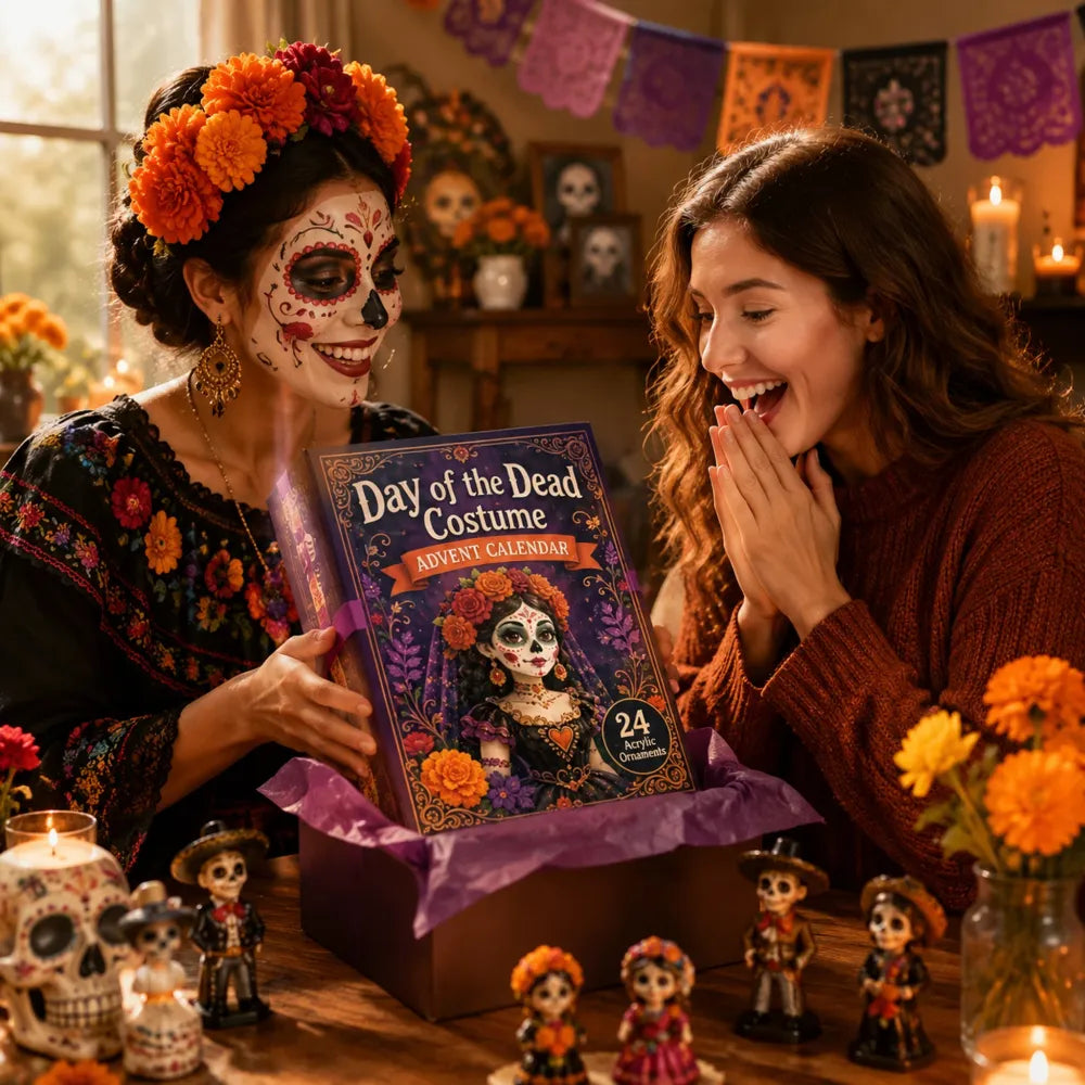 Day of the Dead Advent Calendar 2026 – 24 Acrylic Charms Blind Box