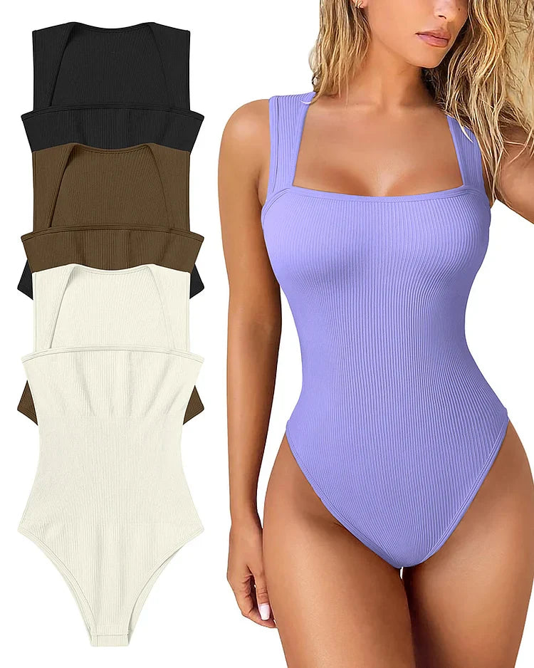 ChicRibbed Bodysuit | Frigør dit indre selvtillid-zarada.dk