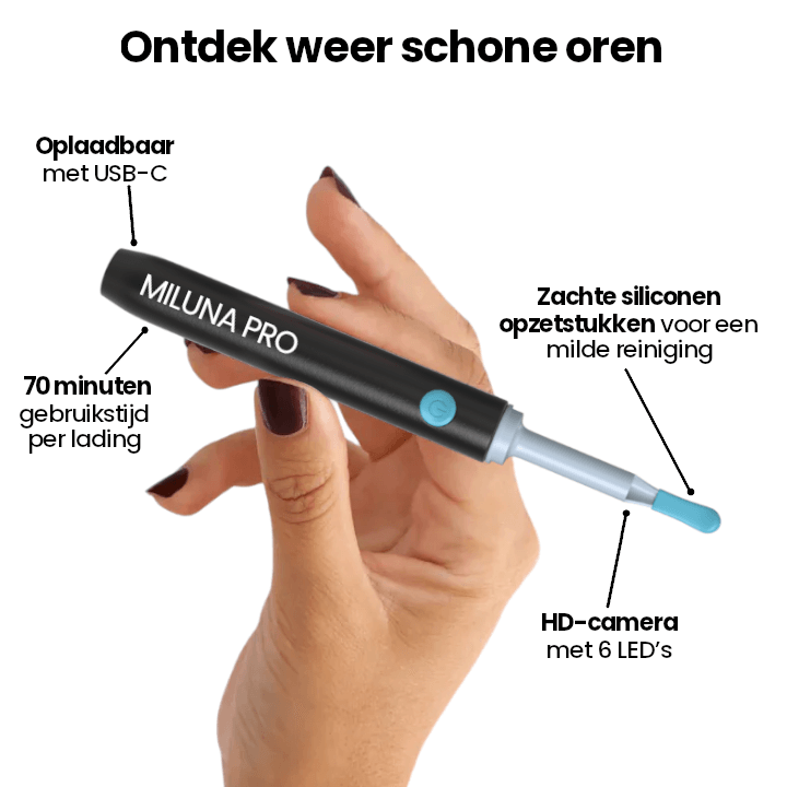 LuxeEar Pro | Smart øre renser med HD-kamera for optimal hygiejne-zarada.dk