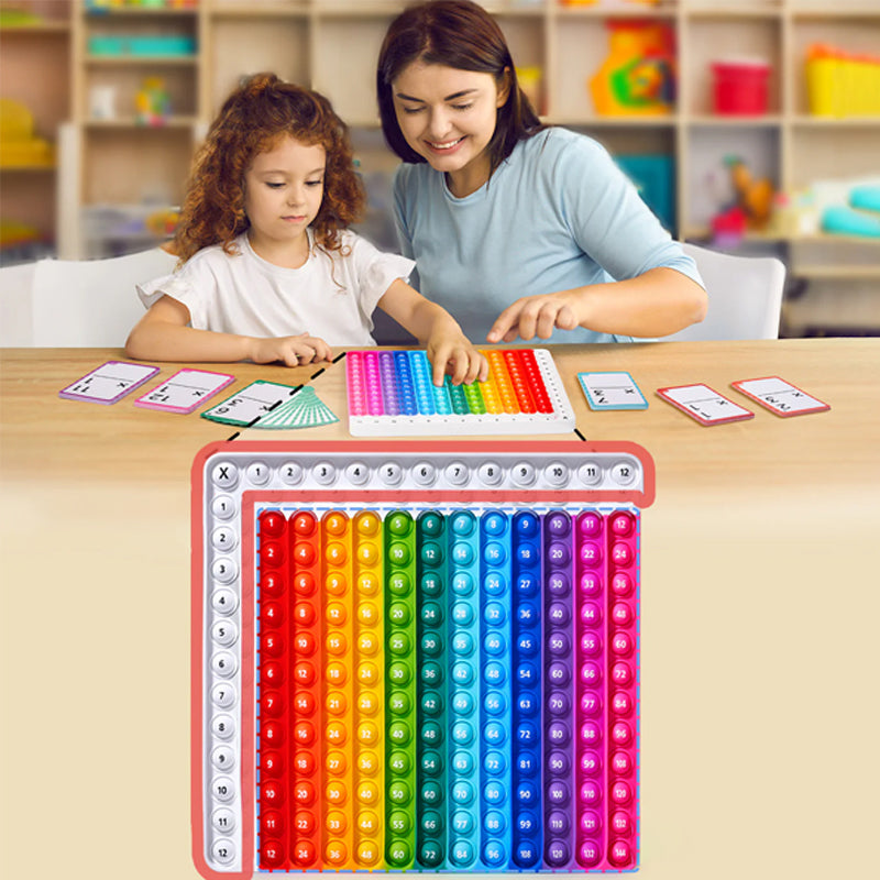 Mathéclat Premium Læringskort | Innovative Matematik Læringskort og Pop Fidget Diagrammer til Effektiv Læring og Stressfri Øvelse-zarada.dk