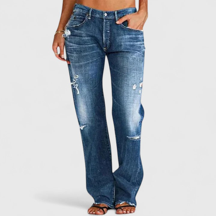 Denim Relaxed Fit Chic Denim Jeans – Åndbart Stof & Let Følelse