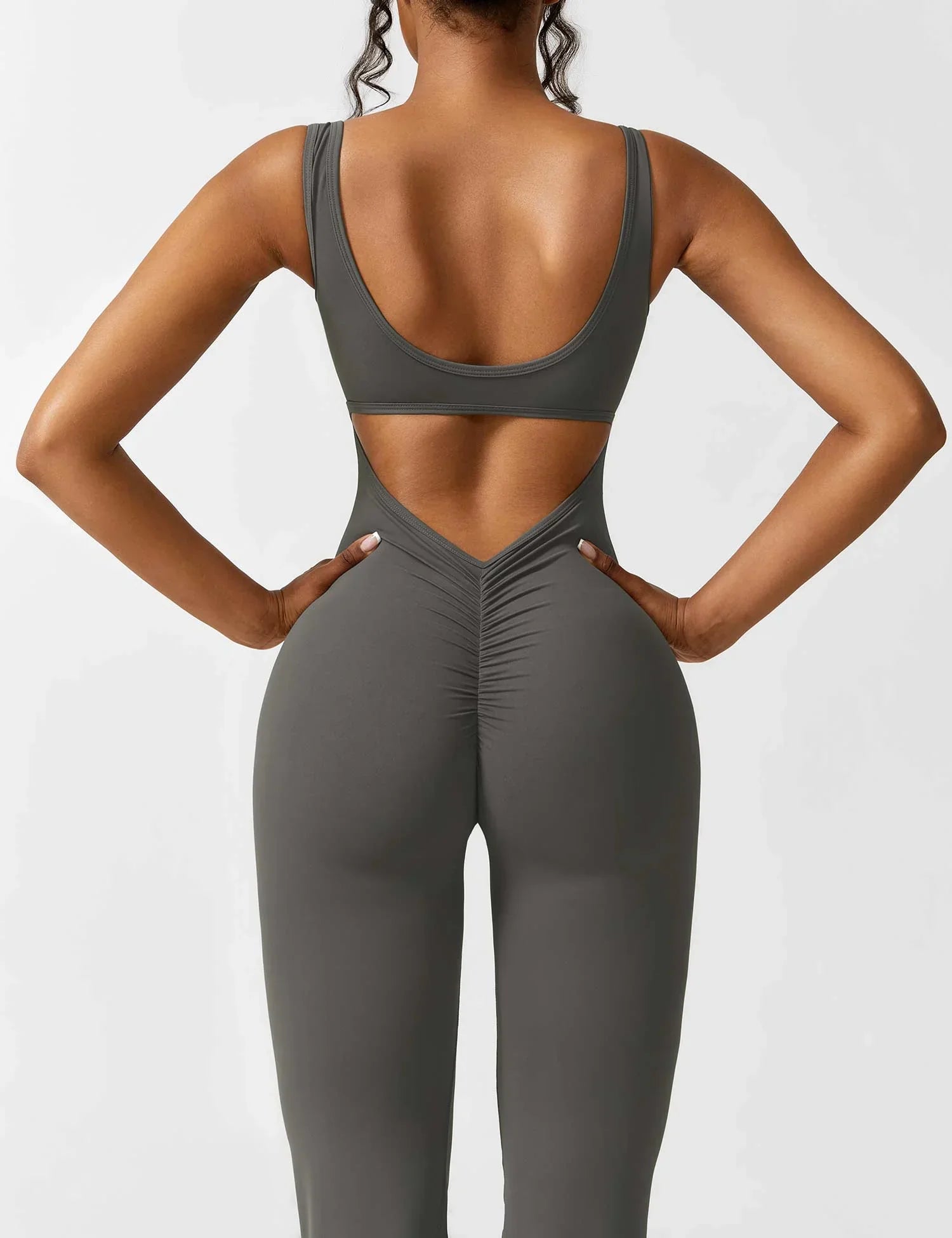 Kyliams | Tætsiddende jumpsuit med brede ben-zarada.dk