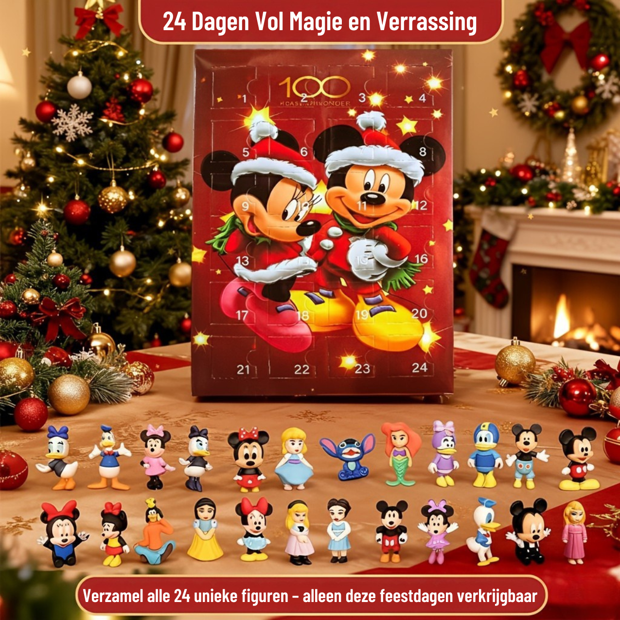 DisneyVault | Begrænset udgave Disney julekalender samlersæt 100 stk