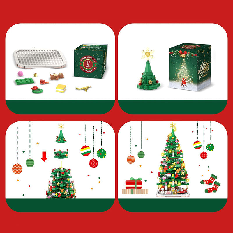 Julgran Adventskalender 2026 – DIY Byggsats för Juldekoration