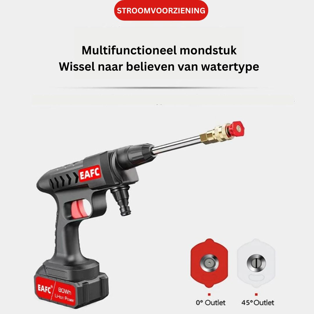 PowerWash | Elektrisk højtryksrenser med batteri og 3 dyser-zarada.dk