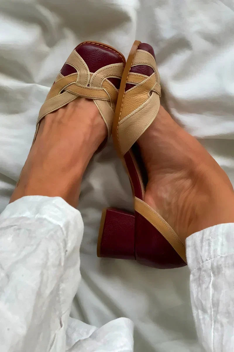 TRI-FARVE SLIP-ON FLATS