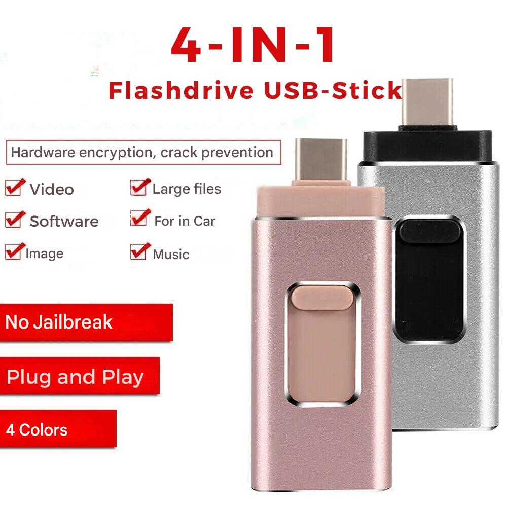 4-i-1 Flashdrive til Alle Enheder